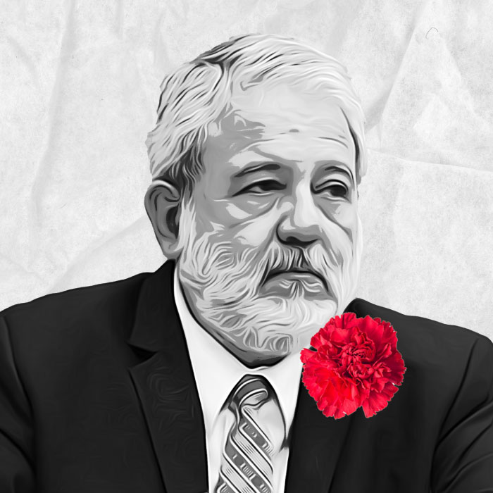 Luis Verdesoto, el mensajero.