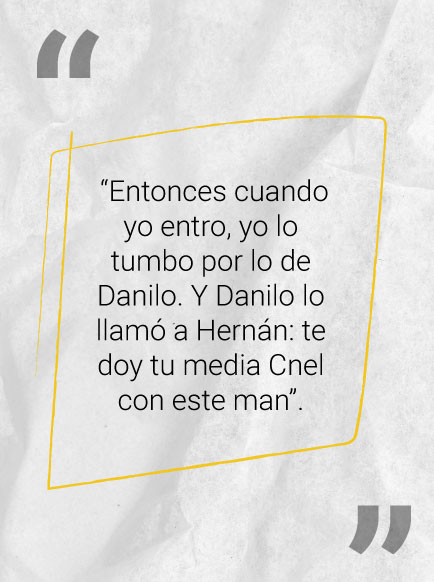 Los mismos actores, turnándose en los proyectos.