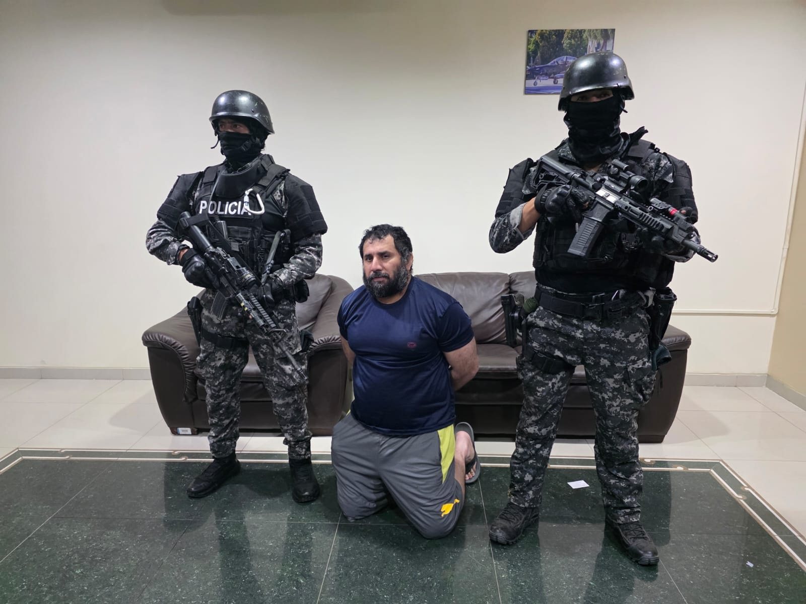 El momento de la captura