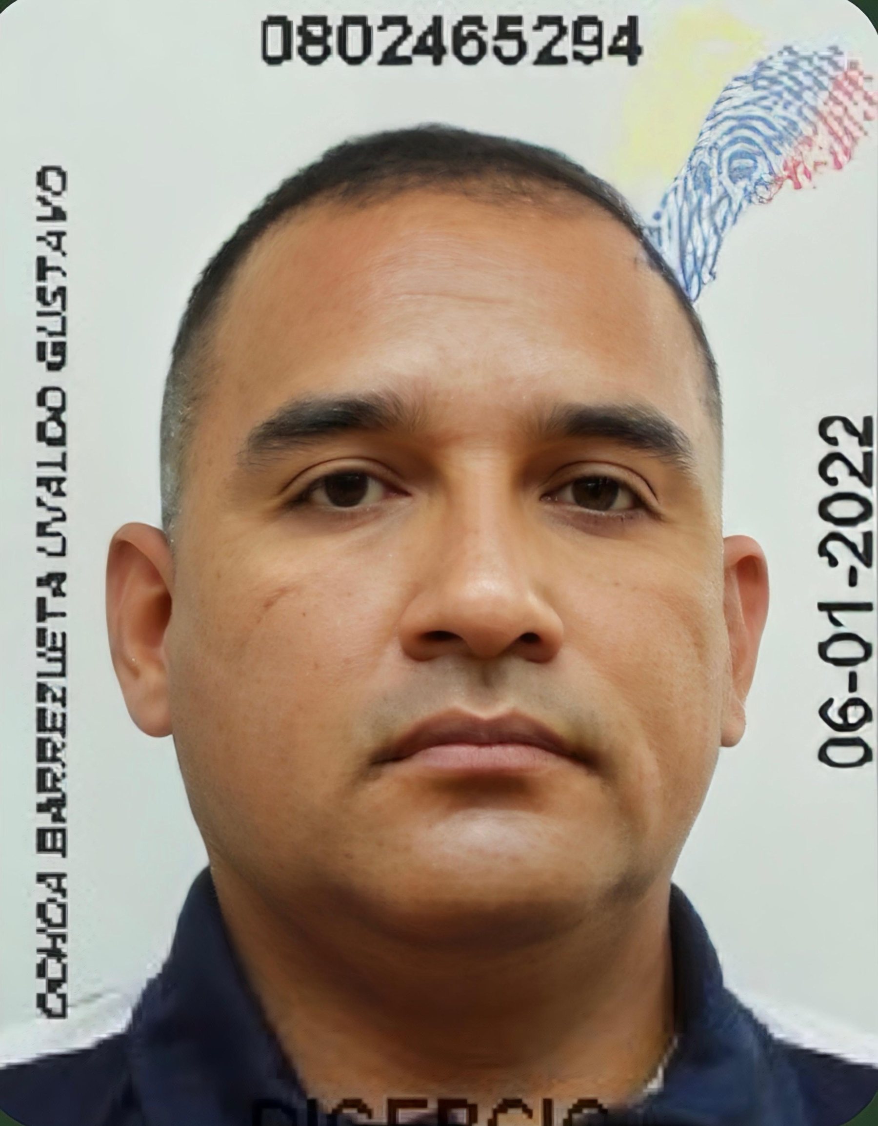 El sargento Ochoa, en su ficha militar